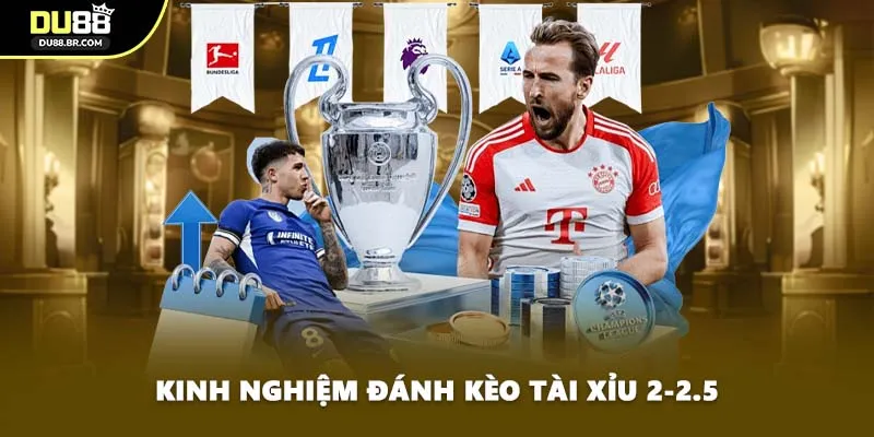 Kinh nghiệm đánh kèo tài xỉu 2-2.5